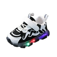 Djeca djeca dječja djevojaka LED svijetlo svjetlosne tekuće sportske cipele mrežaste tenisice