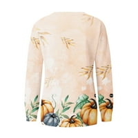 Homchy pulover Top ženska bluza Ležerne prilike dugih rukava od raglanske majice od raglan