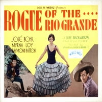 Rogue of the Rio Grande od lijevog Jose Bohr Myrna Loy Raymond Hatton Movie Poster MasterPrint
