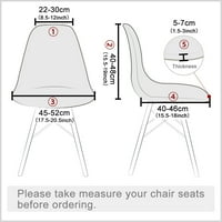 Colisha stolica pokriva klizni poklopac sjedala Stretch cvjetni print klizajući elastični univerzalni