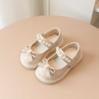 Floleo Cleariance Toddler cipele za bebe Girls Slatka modna biserna luka Neklizajuća okrugla glava Male