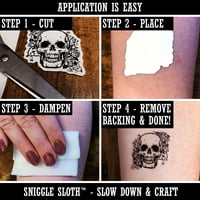 Nasumična točana vodootporna privremena tetovaža postavljena lažna umjetnička kolekcija - tamnoplava