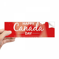 Maple Happy Canada 4. srpnja Slogan pravokutni branik naljepnica za notebook naljepnica