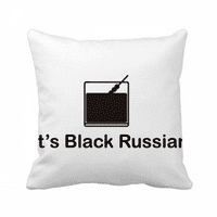 Crni ruski bacač jastuk za spavanje kauč na razvlačenje