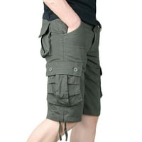 CLLIOS muške kratke hlače plus veličine Multi džepovi kratke hlače Atletska borbene kratke hlače Klasične putovanja Teretne kratke hlače