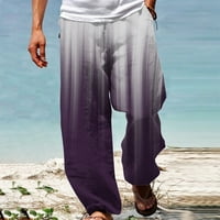 Zobeni džepovi Aueoeo Muški pantalone za vježbu Trčanje vježbanja Sportske vučne kapke Elastične struine