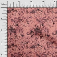 Onuone pamuk poplin breskva apstraktna cvjetna opticajskog materijala Ispisuje šivanje tkanine od dvorišta široko-1ra