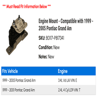 Mount motora - kompatibilan sa - Pontiac Grand am 2004