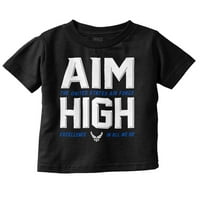 Air Force AIM High Usaf Logo TODDLER Boy Girl majica Dojenčad Toddler Brisco Marke 6m