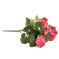 Umjetna geranium Crvena ružičasta Cvijeće biljke umjetne postrojenja Umjetni cvijet