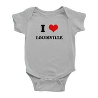 Heart Louisville voli smiješne baby rompers bodi