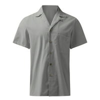 Petort majice za muškarce Modni kratki rukav pulover za golf majica casual majica TEE TOP GREY, XL