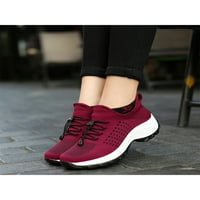 Daeful tenisice za žensku široku širinu trčeći šetnje čarape cipele dame veličine crvene 8