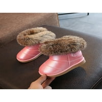 Daeful Toddler Djevojka cipele za sniježne čizme pamučne obloge tople zimske cipele za bebe Little djeca