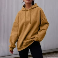 Jeseni džemperi za žene predimenzionirani džemperi za žene jesen i zimska pulover pulover s kapuljačom