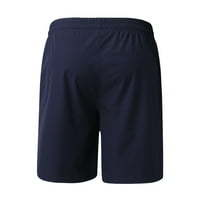 Rovga muške hlače muški džepni patentni patentni zatvarač casual srednjih struka Sportske kratke hlače