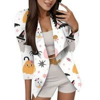 Ženska Halloween bundeve ispis modne i sofisticirane jakne odijela