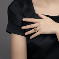 Nakit za žene Prstenje modni ženski prsten, držeći crveni draguljski prsten u obliku srca Slatki prsten