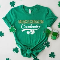 Koordinatorska košulja Shenanigans St Patricks Day majica St. Pattys Majica Lucky Shamrocks Graphic Tee