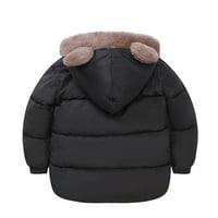 Topli kaputi za djevojke dječake Dječaci za bebe Zimski kaput medvjedi uši s kapuljačom dvostrane nošenje