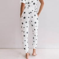 Setovi pidžamas sportski vrhovi + pant habanje print odijelo Početna Ženska ženska odijela i setovi