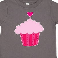 Inktastična ružičasta cupcake poklon toddler toddler djevojka majica