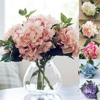 Vnanda umjetna cvijeća, Flowers Flowers Lažni cvijeće Dark Hyrdergea Cvijet savršen za DIY Wedding Bukets
