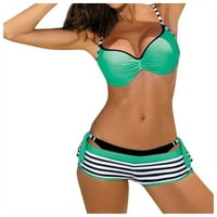Ženski trak bikini set push-up kupaći kupaći kostimi kupaći kostimi