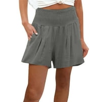 Ženske kratke hlače Ležerne prilike ljetni namočeni elastični struk Comfy Detalj plaža