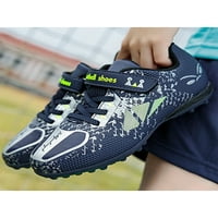 Crocowalk Girls & Boys Soccer Cleats Firm mljevene cipele The Atletska cipele Izdržljive fudbalske cipele Unise Sport tenisice Vanjski lagani trening tamno plava 4Y