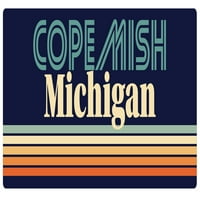 Copemishishic Michigan Vinil naljepnica za naljepnicu Retro dizajn
