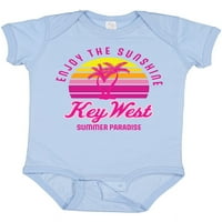 Inktastična uživajte u sunčanom ključu za zapadni ljetni raj poklon dječaka baby ili baby girl bodysuit