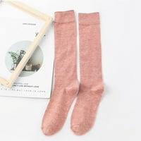 Wiueurtly Womens Fishnet bedrine visoke čarape Ženske duge čarape čiste boje čarape Goap Socks