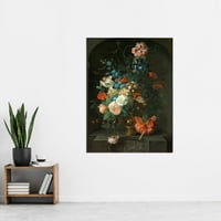 Coenraet Roepel Stil Life sa cvijećem Slikanje Extra Veliki XL zidni umjetnički poster Ispis