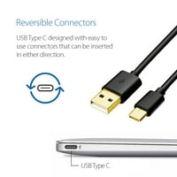 Cmple - [Pack] 6FT USB tip-C kabl, USB-C do USB-a kabel za brzo punjenje USB 2. C na punjenje i sinkronizirani
