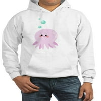 Cafepress - Slatka ružičasta hobotnica Hoodie - pulover Hoodie, dukserica s kapuljačom