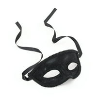 Crna maska ​​za oči + maske za kravatu vrpce Unisex