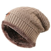 Fanvereka Muška zima topala šešir Modni pleteni šešir Muške stilskih kape za putovanja na otvorenom