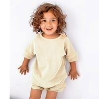 Toddler Kids Boys Girls Sportske kratke rukave Top kratkih hlača Outfit set odjeće za djevojku