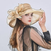 Dabuliu dama crkva Derby haljina cloche hat fascinator cvjetne čajne zabave Dame Tea Party Hats Women