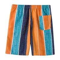 Penskaiy Fashion Muška elastična struka Beam Beach Line Pojas Ležerne prilike Sportske kratke hlače