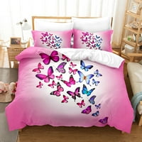 Dekoracija za spavaću sobu Djeca prekrivača poklopca za preklopni tekstil prozračan tekstil leptir, blizanci