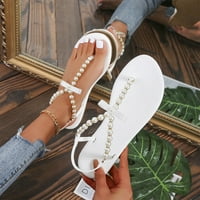 Sandale za žensko odobrenje ispod 10 dolara, Axxd Ženske cipele tkaju ravne sandale Otvoreni nožni prst