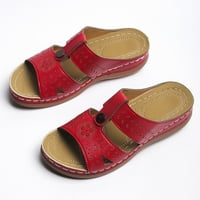 Borniu Ortotičke sandale za žene dvostruki remen za fasciitis sandale klinove sandale cipele sa lukom