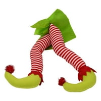 Labakihah božićne ukrase noge za božićne ukrase Punjene noge zaglavljene u božićno stablo Božićni ukras
