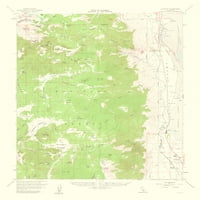 Mapa Topo - Olancha California Quad - USGS - 23. 28. - Matte Art Paper