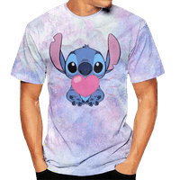 Lilo & Stitch kratki rukav majice Majice Majice Muška majica Ters Bluzes Ljetna košulja Dugme Down Odjeća