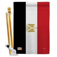 Breeze Decor BD-CY-HS-108246-IP-BO-D-US15-BD IN. Egipat Zastave Svjetskog državljanstva Impresioni Dekorativna