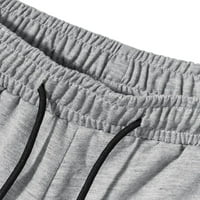 Muškarci Dno Ležerne prilike za obične kratke hlače Svijetlo sive kratke hlače L