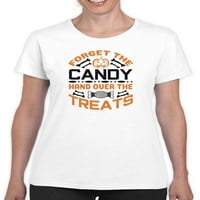 Zaboravite slatkiše, ruku preko tretiranja majica - MIMage by Shutterstock, ženska mala